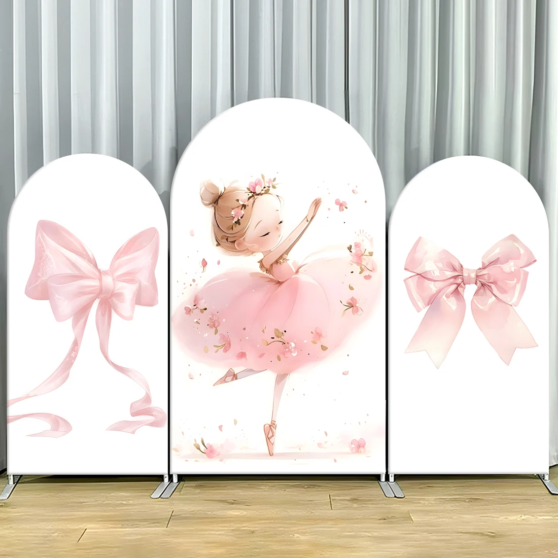 Ballerina Arch Backdrop Cover Pink Bows Baby Shower Kids Girls Birthday Party Decoration Ballet Dancer Photography Background
Ballerina Arch Backdrop Cover Pink Bows Baby Shower Kids Girls Birthday Party Decoration Ballet Dancer Photography Background