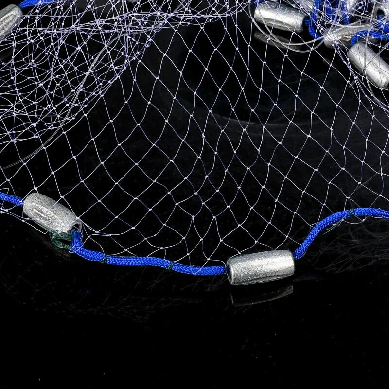 ABAZJ 8Ft Full Spread Nylon Filament Fish Gill Net Easy Throw Fishing For Hand Cast
ABAZJ 8Ft Full Spread Nylon Filament Fish Gill Net Easy Throw Fishing For Hand Cast