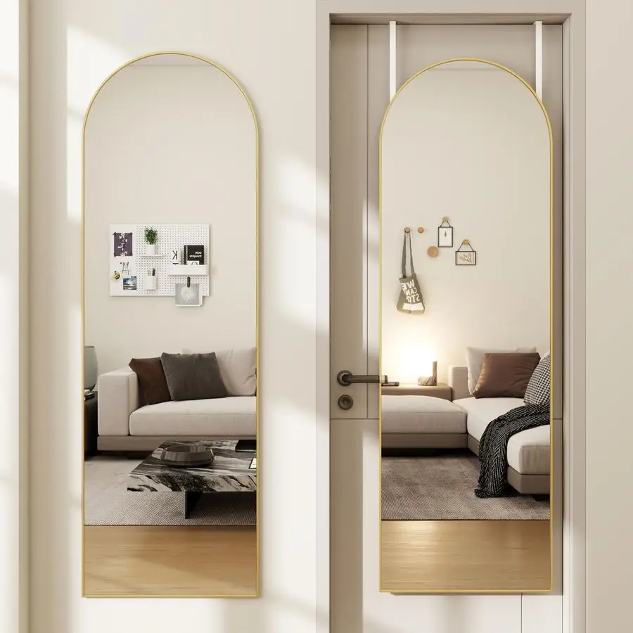 Mirror, Arched Full Length Mirrors Over The Door, 14x 48 Hanging or Wall Mirror, Full Body Mirrors, Gold
Mirror, Arched Full Length Mirrors Over The Door, 14x 48 Hanging or Wall Mirror, Full Body Mirrors, Gold