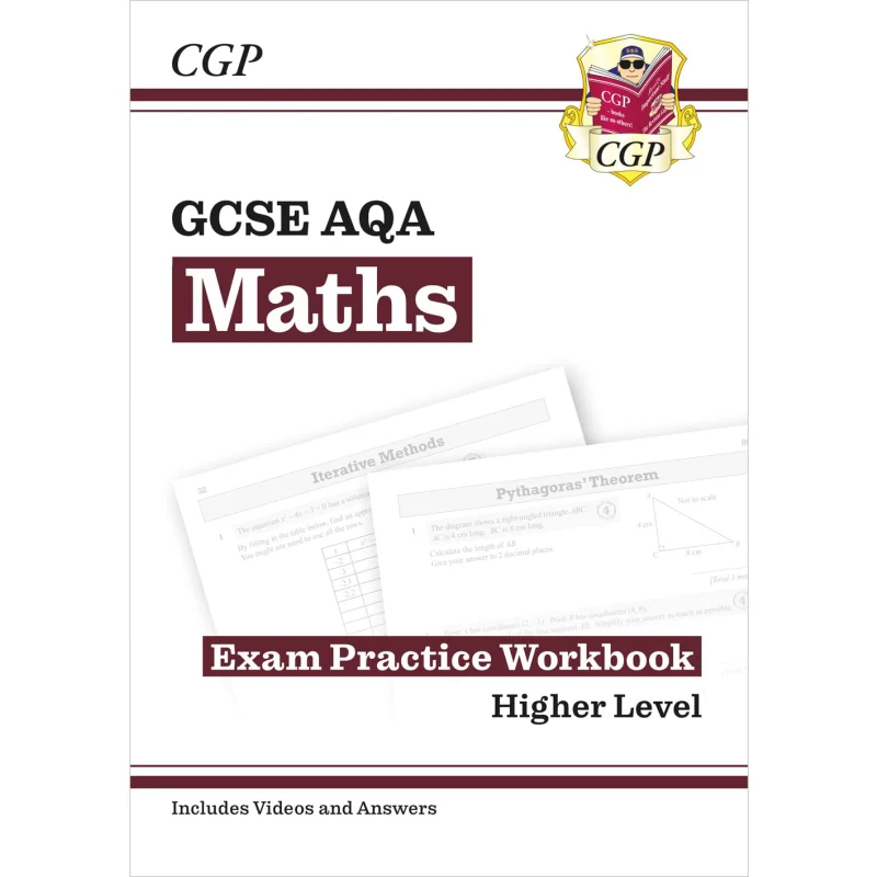GCSE Maths AQA Exam Practice Workbook Higher Includes Video Solutions And Answers CGP Books 9781782943945
GCSE Maths AQA Exam Practice Workbook Higher Includes Video Solutions And Answers CGP Books 9781782943945