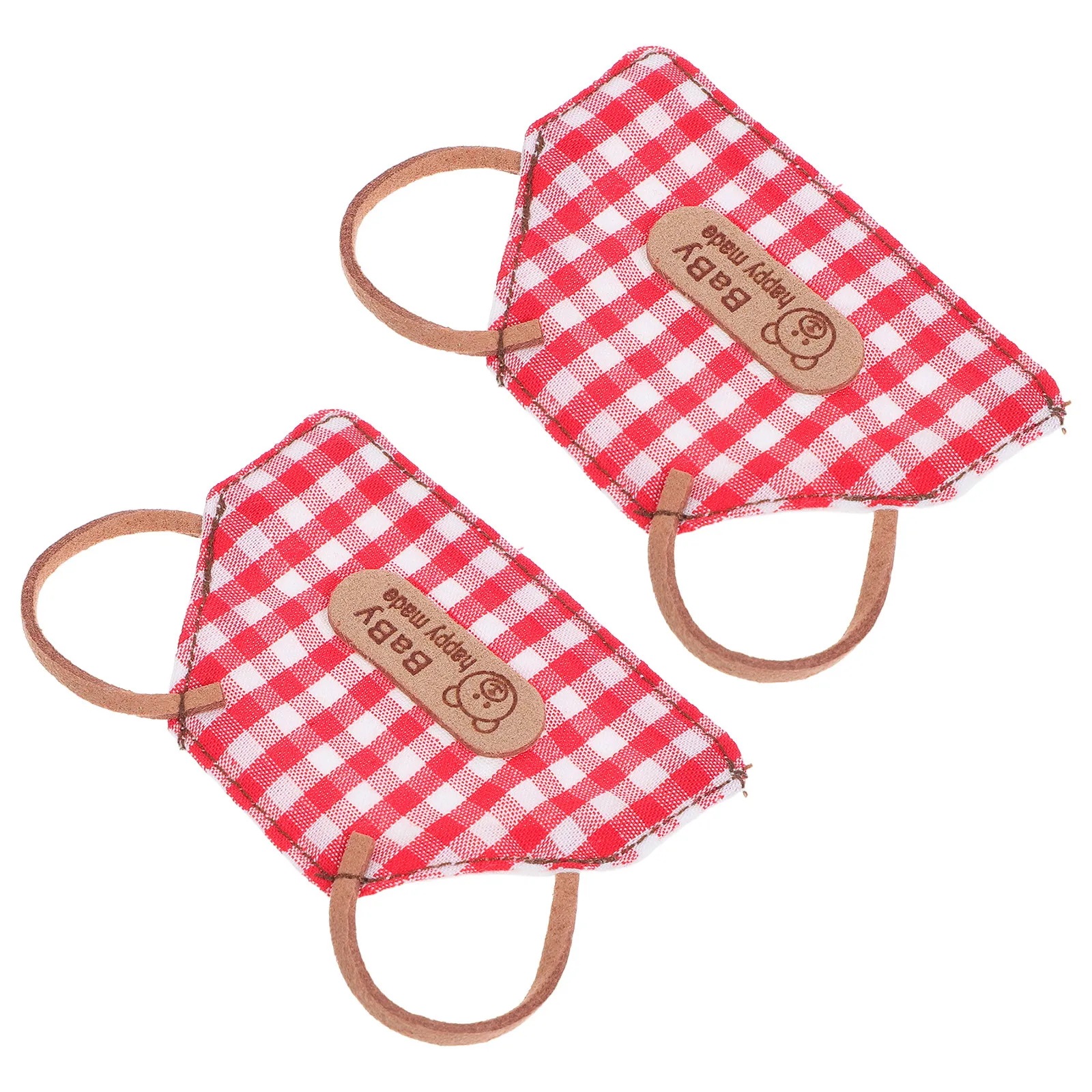 2Pcs Mini Aprons Plaid Stripe Chef Clothes Universal Fit Washable Outfits for 10-15Cm Kitchen Cooking Accessories
2Pcs Mini Aprons Plaid Stripe Chef Clothes Universal Fit Washable Outfits for 10-15Cm Kitchen Cooking Accessories