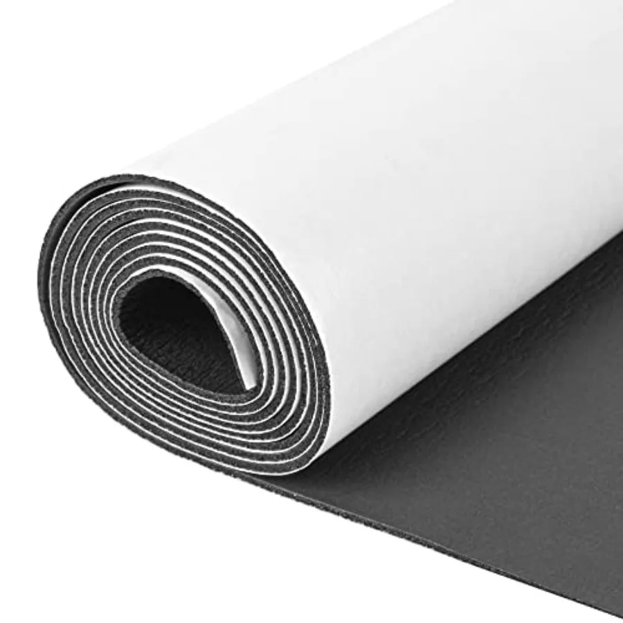 Sponge Neoprene Foam Rubber Sheet with Adhesive, 12 in x 60 in x 1/16 in Multi-Function Soundproof High Density Waterproof Rubb
Sponge Neoprene Foam Rubber Sheet with Adhesive, 12 in x 60 in x 1/16 in Multi-Function Soundproof High Density Waterproof Rubb
