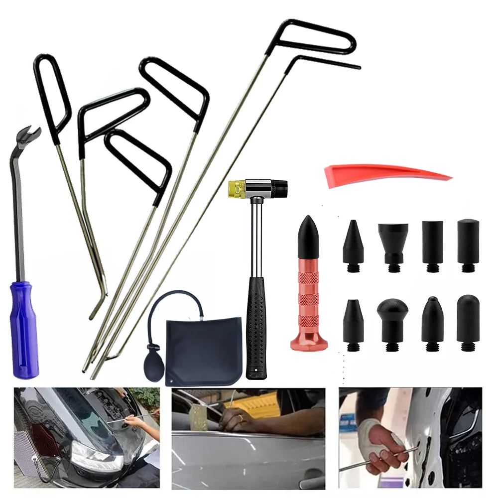 Автомобильный съемник вмятин, комплект крючков, кузов автомобиля, инструменты для ремонта града, набор лом для удаления вмятин без покраски
Автомобильный съемник вмятин, комплект крючков, кузов автомобиля, инструменты для ремонта града, набор лом для удаления вмятин без покраски
