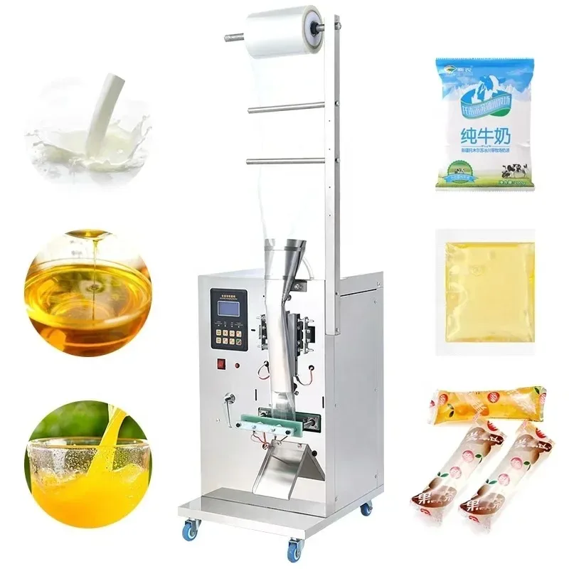 Automatic Liquid Packaging Machine Milk Juice Cooking Oil Water Bag Filling Sealing Equipment
Automatic Liquid Packaging Machine Milk Juice Cooking Oil Water Bag Filling Sealing Equipment