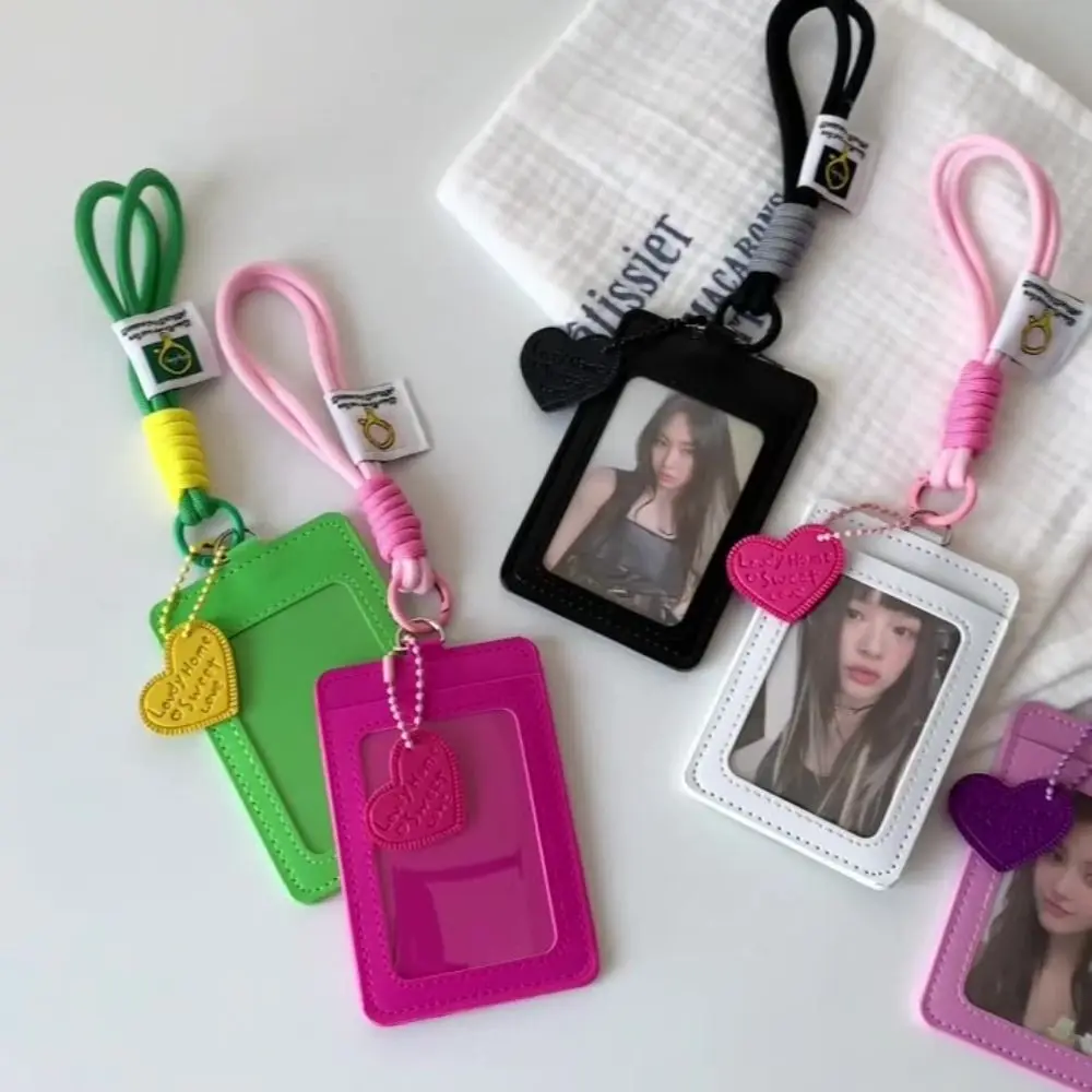 Korean PU Leather Card Holder Double Card Slot with Lanyard ID Card Card Holder Card Bag
Korean PU Leather Card Holder Double Card Slot with Lanyard ID Card Card Holder Card Bag