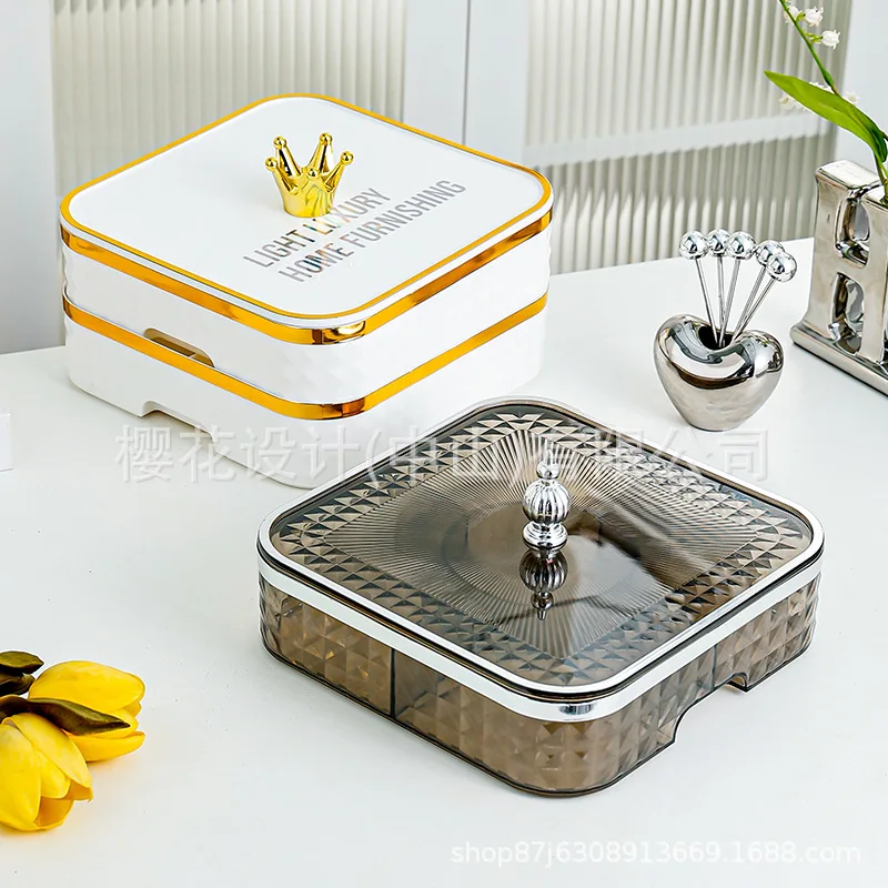 Легкий роскошный вращающийся органайзер для конфет, разделенная многоуровневая тарелка для отделки семян дыни и закусок
Легкий роскошный вращающийся органайзер для конфет, разделенная многоуровневая тарелка для отделки семян дыни и закусок