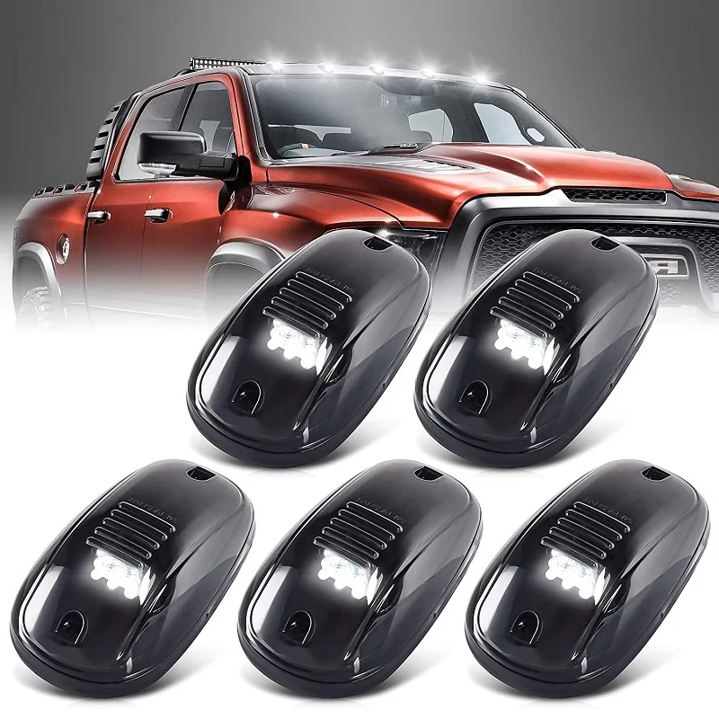 5pcs Cab Roof Top Marker Running Lights Black Smoked Lens Bulbs For 2003-2018 Dodge Ram 1500 2500 3500 4500 5500 Pickup Truck
5pcs Cab Roof Top Marker Running Lights Black Smoked Lens Bulbs For 2003-2018 Dodge Ram 1500 2500 3500 4500 5500 Pickup Truck