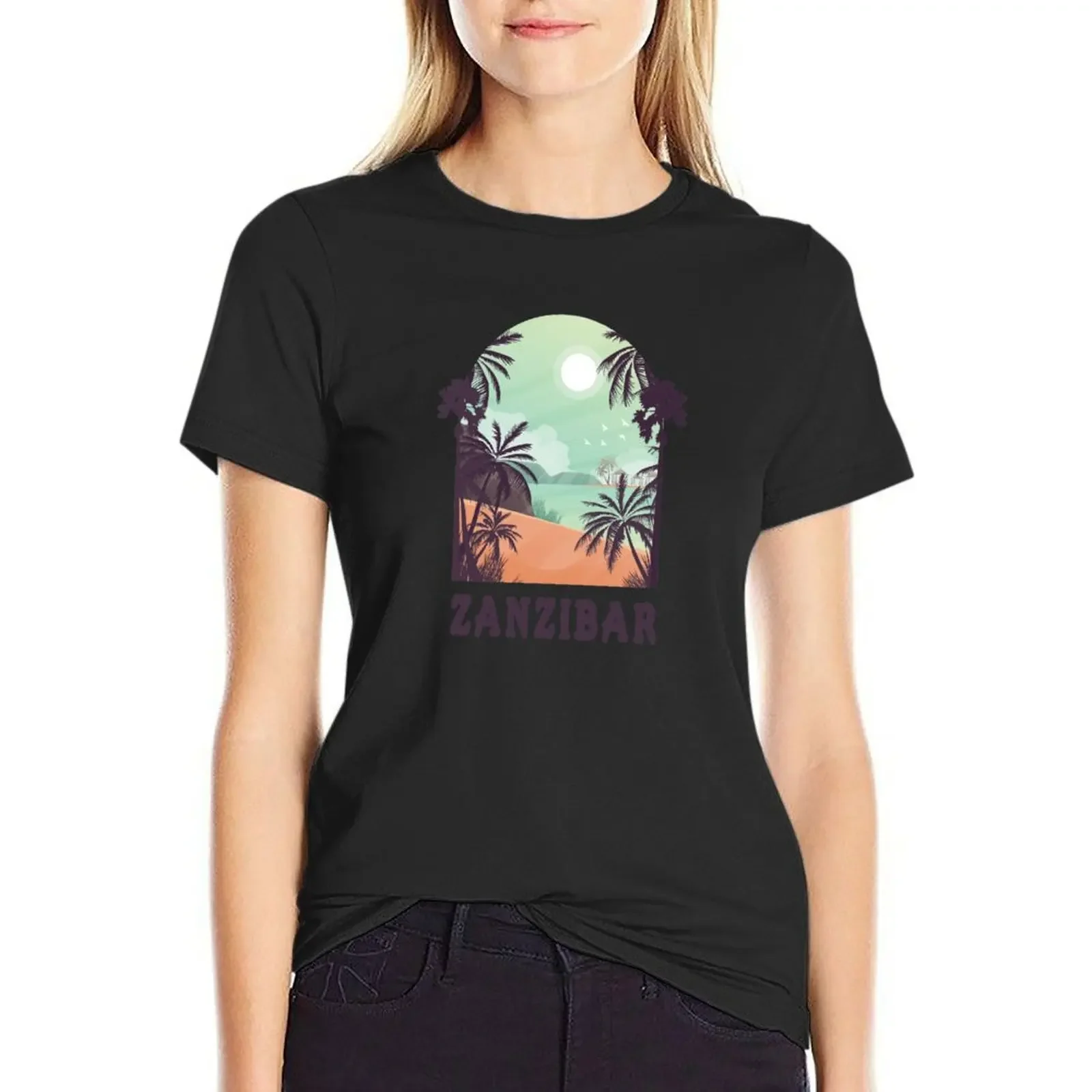 Zanzibar design with sea and palm trees T-Shirt sublime anime clothes female cute clothes womans clothing
Zanzibar design with sea and palm trees T-Shirt sublime anime clothes female cute clothes womans clothing