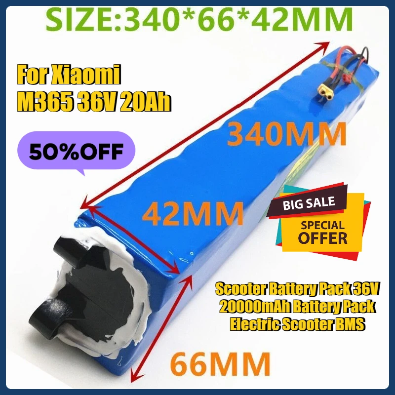 For Xiaomi M365 36V20Ah Scooter Battery Pack 36V 20000mAh Battery Pack Electric Scooter BMS
For Xiaomi M365 36V20Ah Scooter Battery Pack 36V 20000mAh Battery Pack Electric Scooter BMS