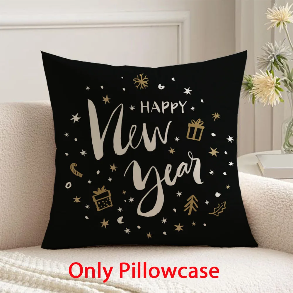 happy new year Pillow cover winter decorative 45x45 cushions cover for Christmas pillow case for Xmas gift for family
happy new year Pillow cover winter decorative 45x45 cushions cover for Christmas pillow case for Xmas gift for family