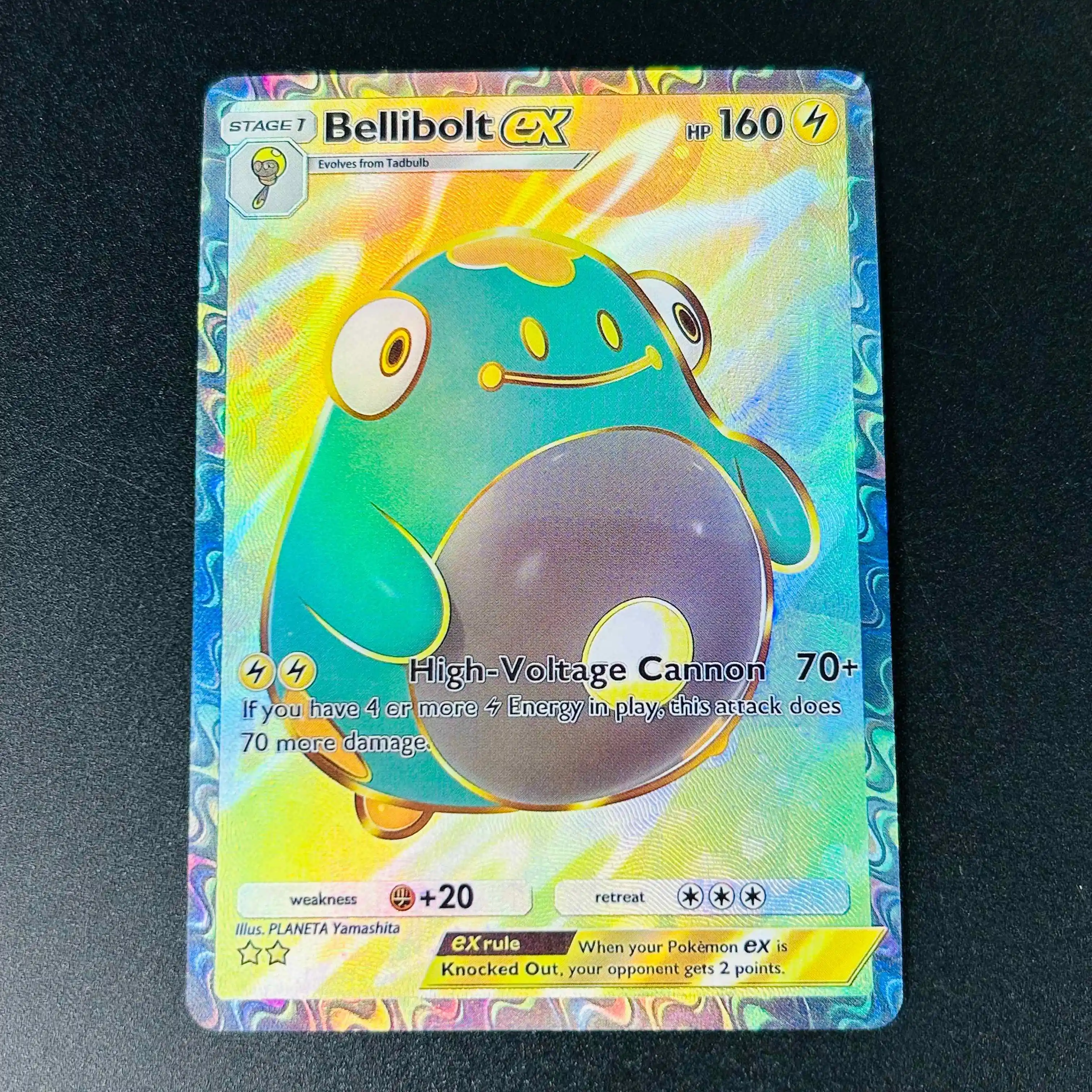 2026 English Bellibolt ex Holo Rare DIY Textured Card - Mint Pokemon Collectible Card
2026 English Bellibolt ex Holo Rare DIY Textured Card - Mint Pokemon Collectible Card