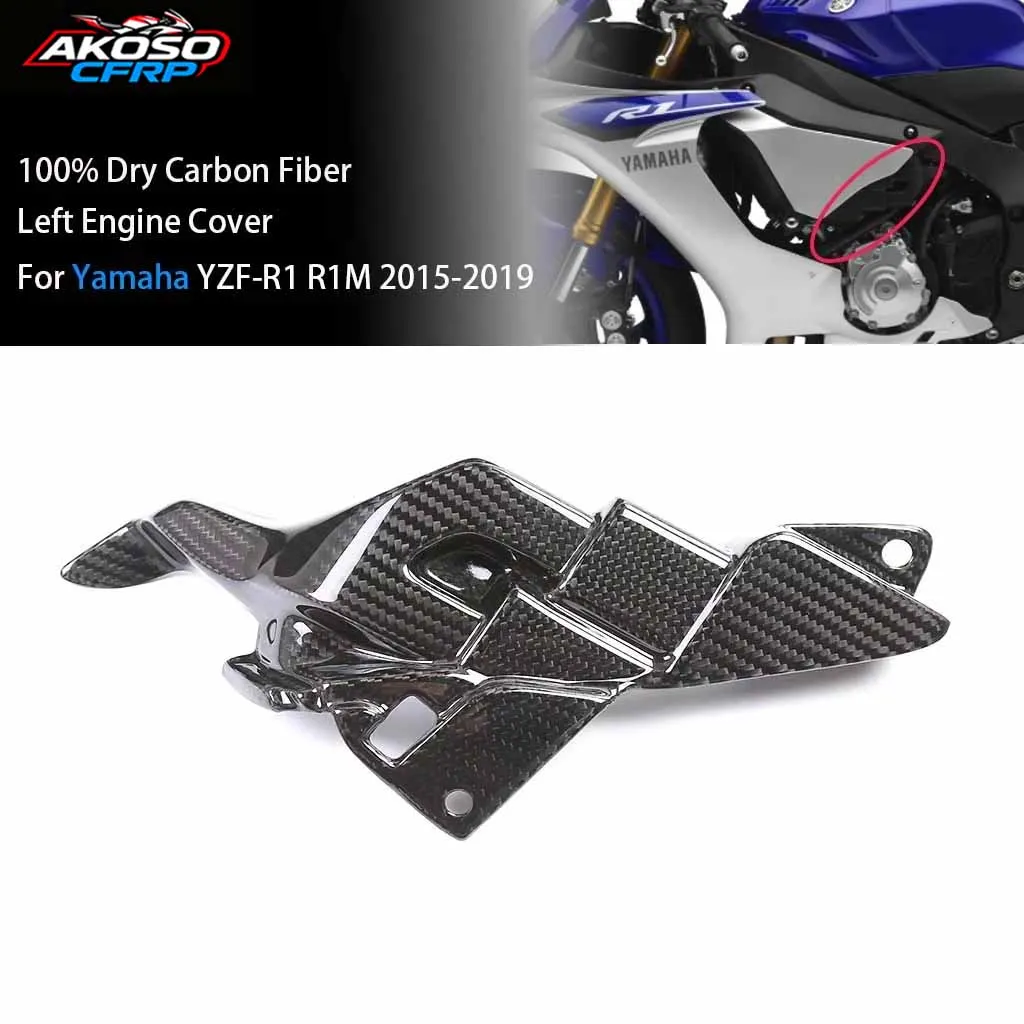 For Yamaha YZF-R1 R1M 2015-2019 Fairing Motorcycle Accessories 100% 3K Dry Carbon Fiber Left Engine Cover Side Panel Protector
For Yamaha YZF-R1 R1M 2015-2019 Fairing Motorcycle Accessories 100% 3K Dry Carbon Fiber Left Engine Cover Side Panel Protector