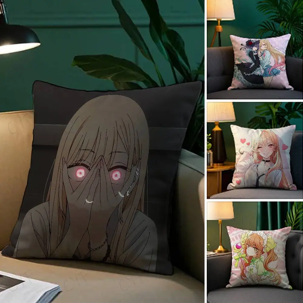My Dress Up Darling Anime Pillow Case Anti-dustmite Pillowcase Invisible zipper silky short plush Sofa cushion cover
My Dress Up Darling Anime Pillow Case Anti-dustmite Pillowcase Invisible zipper silky short plush Sofa cushion cover