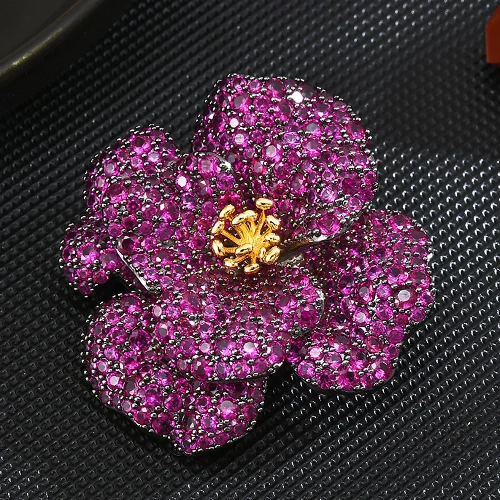 Zircon Inlaid High Quality Clothes Pins Flower Brooches for Women Personality Jewelry Accessories Gifts for Girlfriend
Zircon Inlaid High Quality Clothes Pins Flower Brooches for Women Personality Jewelry Accessories Gifts for Girlfriend