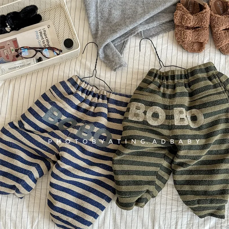 Winter Baby Warm Thick Trousers Baby Girl Loose Harem Plus Pants Kids Clothes Fashion Boys Casual Striped Pant Children Clothing
Winter Baby Warm Thick Trousers Baby Girl Loose Harem Plus Pants Kids Clothes Fashion Boys Casual Striped Pant Children Clothing
