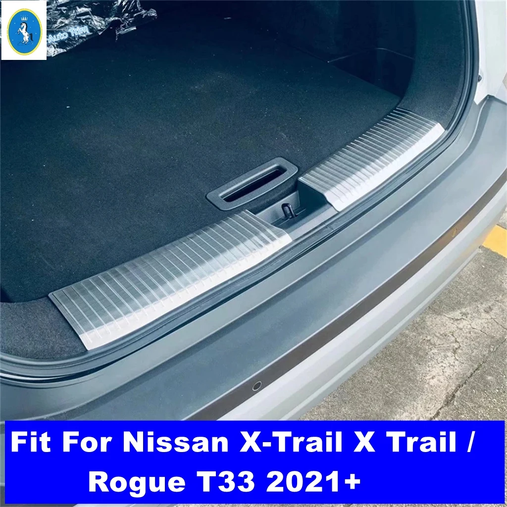 Rear Bumper Door Sill Trunk Guard Protector Panel Trim Stainless Accessories For Nissan X-Trail X Trail / Rogue T33 2021 - 2024
Rear Bumper Door Sill Trunk Guard Protector Panel Trim Stainless Accessories For Nissan X-Trail X Trail / Rogue T33 2021 - 2024
