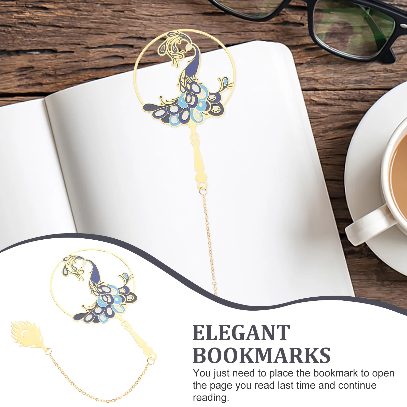 Creative Peafowl Bookmark Decorative Copper Bookmark Delicate Page Marker Book Accessory Lightweight Elegant Gift Student
Creative Peafowl Bookmark Decorative Copper Bookmark Delicate Page Marker Book Accessory Lightweight Elegant Gift Student