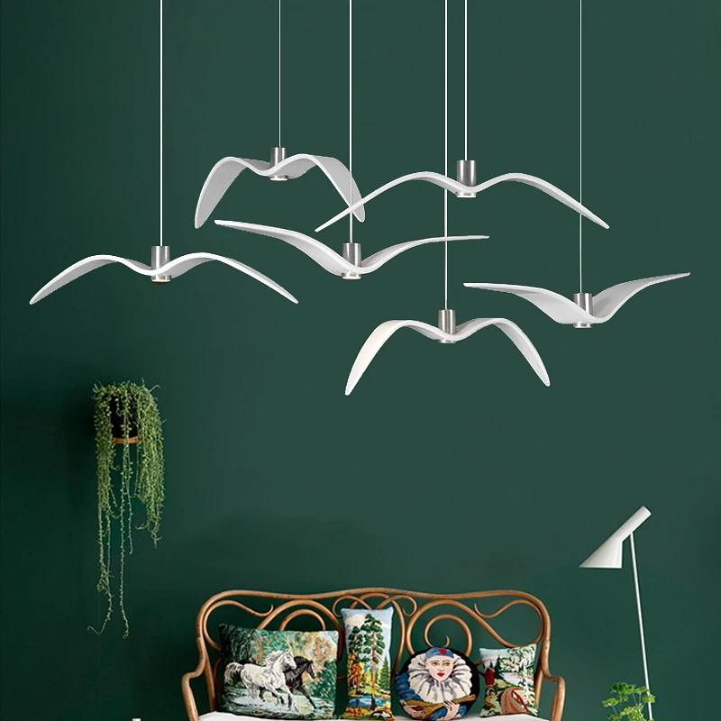 Nordic Art Creative Resin Brokis Chandelier Personality Seagull Bird Shape Children's Room Restaurant Bar LED Lamps
Nordic Art Creative Resin Brokis Chandelier Personality Seagull Bird Shape Children's Room Restaurant Bar LED Lamps
