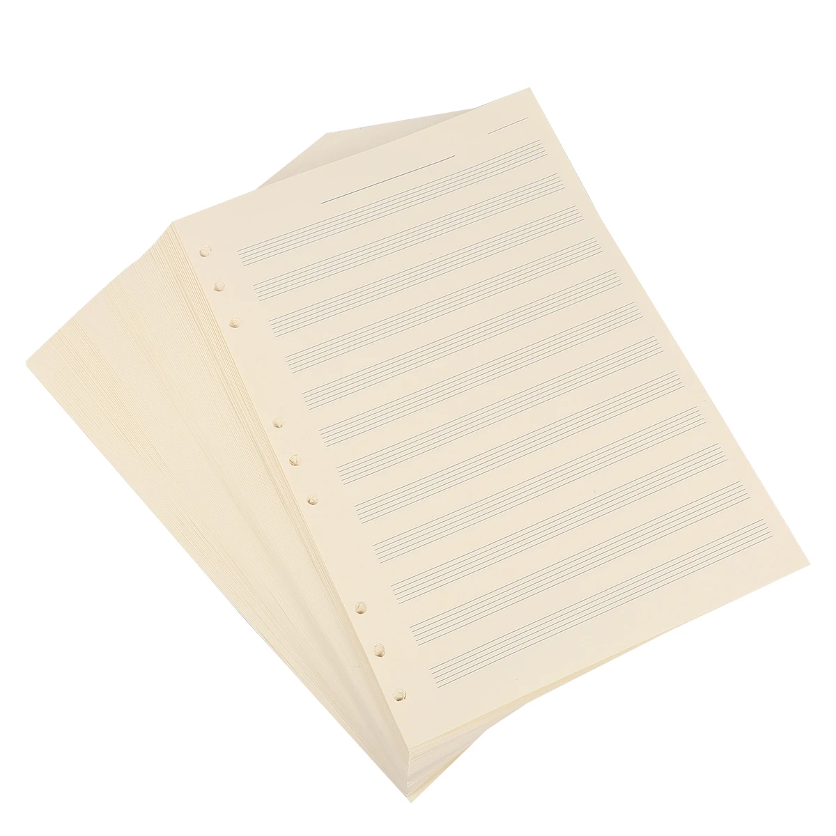 100 Sheets Five- Manuscript Paper Refills Smooth Writing 2mm Line Spacing Notebook Musicians Loose Leaf Staff
100 Sheets Five- Manuscript Paper Refills Smooth Writing 2mm Line Spacing Notebook Musicians Loose Leaf Staff