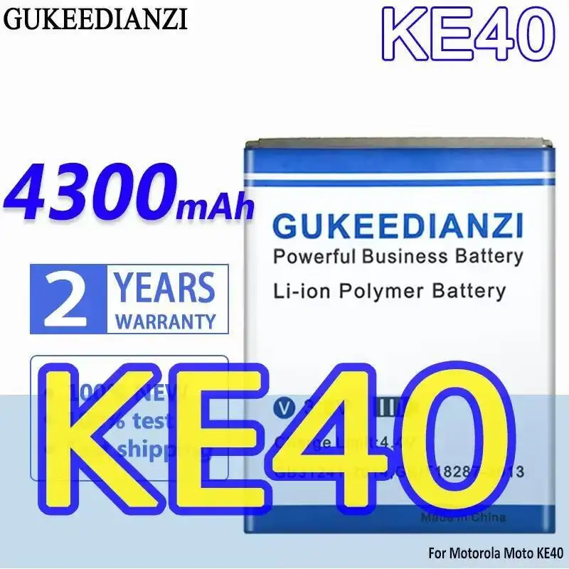 4300Mah For Motorola Moto KE40 High Compatibility Mobile Phone Battery
4300Mah For Motorola Moto KE40 High Compatibility Mobile Phone Battery