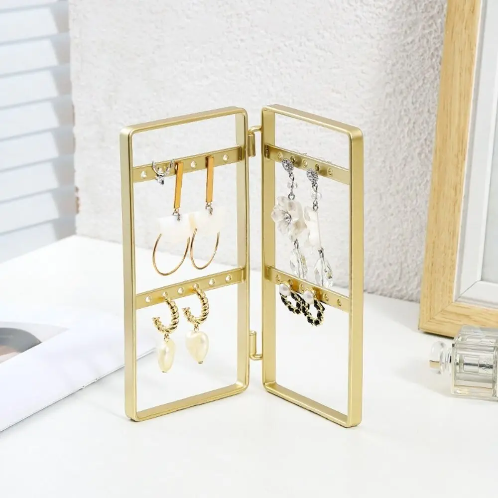 Foldable Jewelry Rack Multi-hooks Gold Bracelet Organizer Rack Space Saving Nordic Style Earrings Storage Shelf Counter
Foldable Jewelry Rack Multi-hooks Gold Bracelet Organizer Rack Space Saving Nordic Style Earrings Storage Shelf Counter