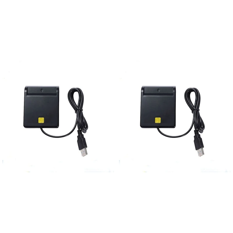 2X USB Smart Card Reader For Bank Card IC/ID EMV Card Reader High Quality For Windows 7 8 10 For Linux OS USB-CCID ISO
2X USB Smart Card Reader For Bank Card IC/ID EMV Card Reader High Quality For Windows 7 8 10 For Linux OS USB-CCID ISO