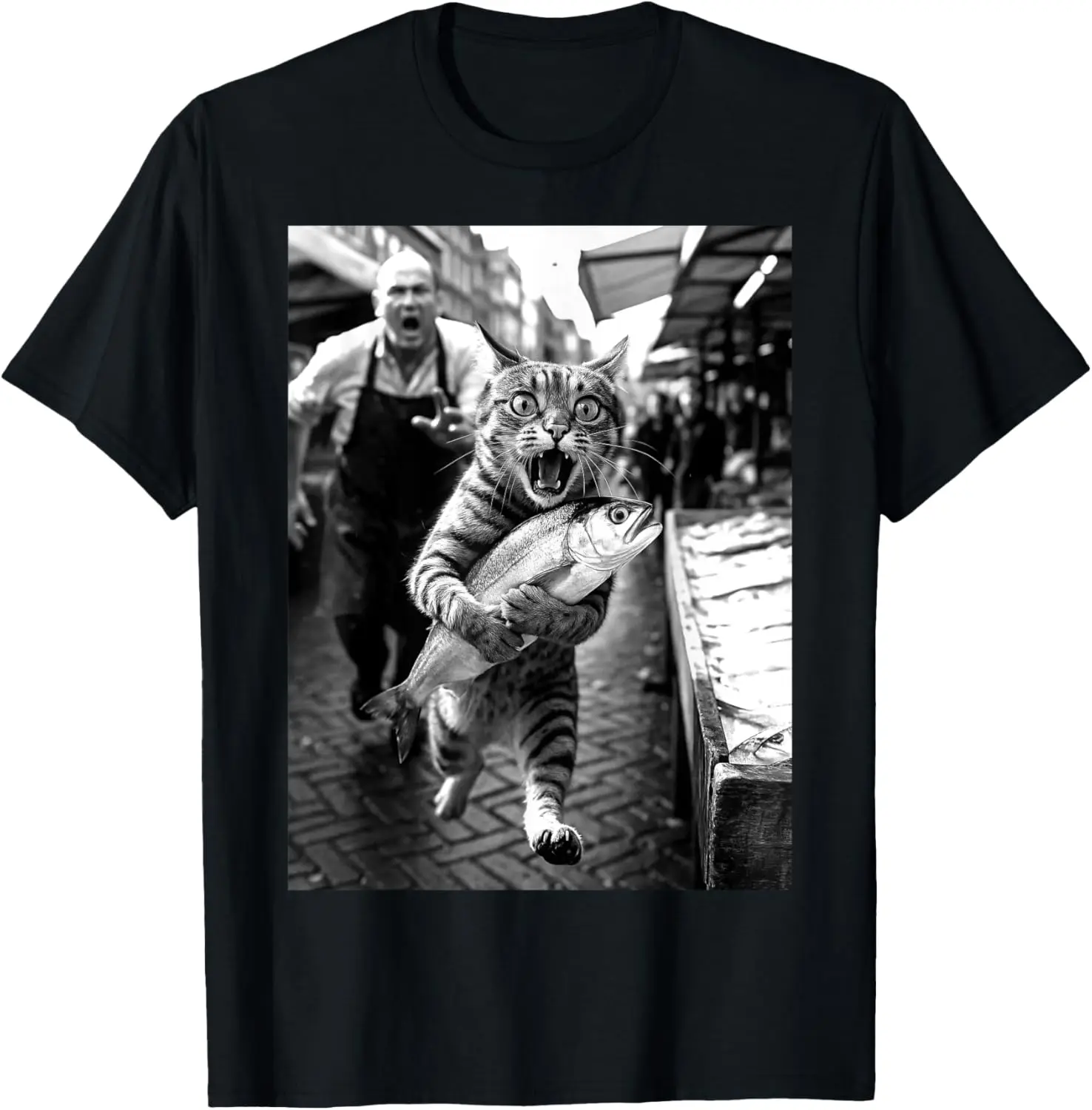 Cat Fish Funny Meme T-Shirt Vintage Graphic Print Cotton Unisex Casual Humor Casual Tee Trendy Comfortable Streetwear Animal
Cat Fish Funny Meme T-Shirt Vintage Graphic Print Cotton Unisex Casual Humor Casual Tee Trendy Comfortable Streetwear Animal