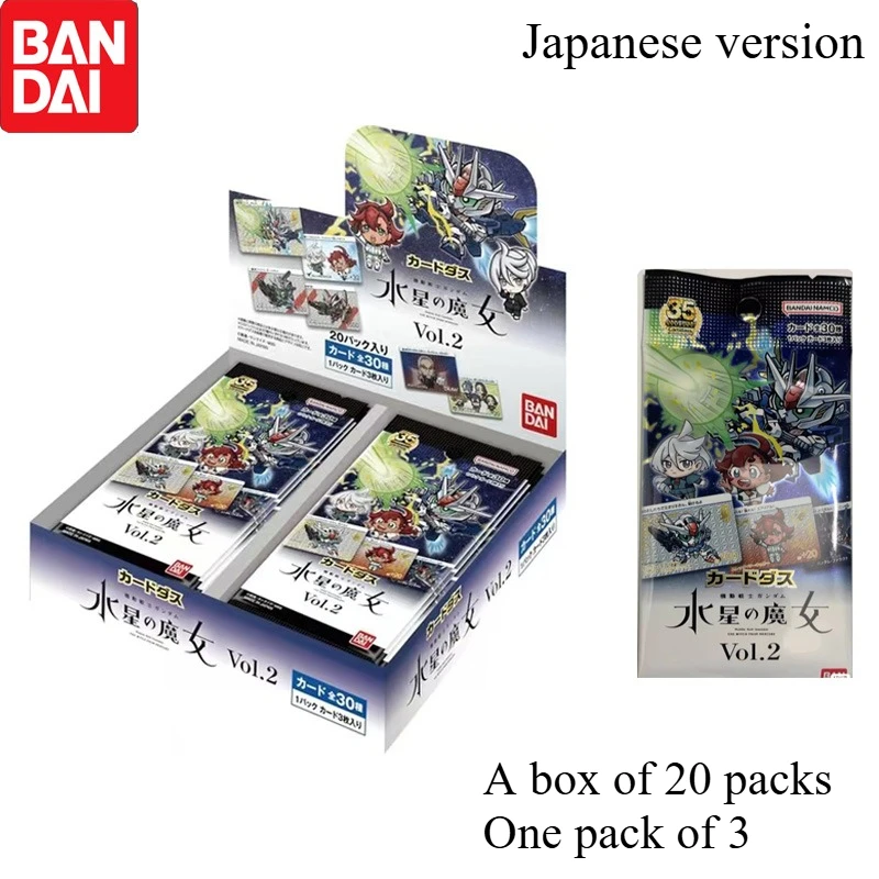 Официальная коллекция SD-карт Bandai Gundam, мобильный костюм Gundam Witch Mercury 2nd Series, японская версия, коллекционные карточки аниме, подарок
Официальная коллекция SD-карт Bandai Gundam, мобильный костюм Gundam Witch Mercury 2nd Series, японская версия, коллекционные карточки аниме, подарок