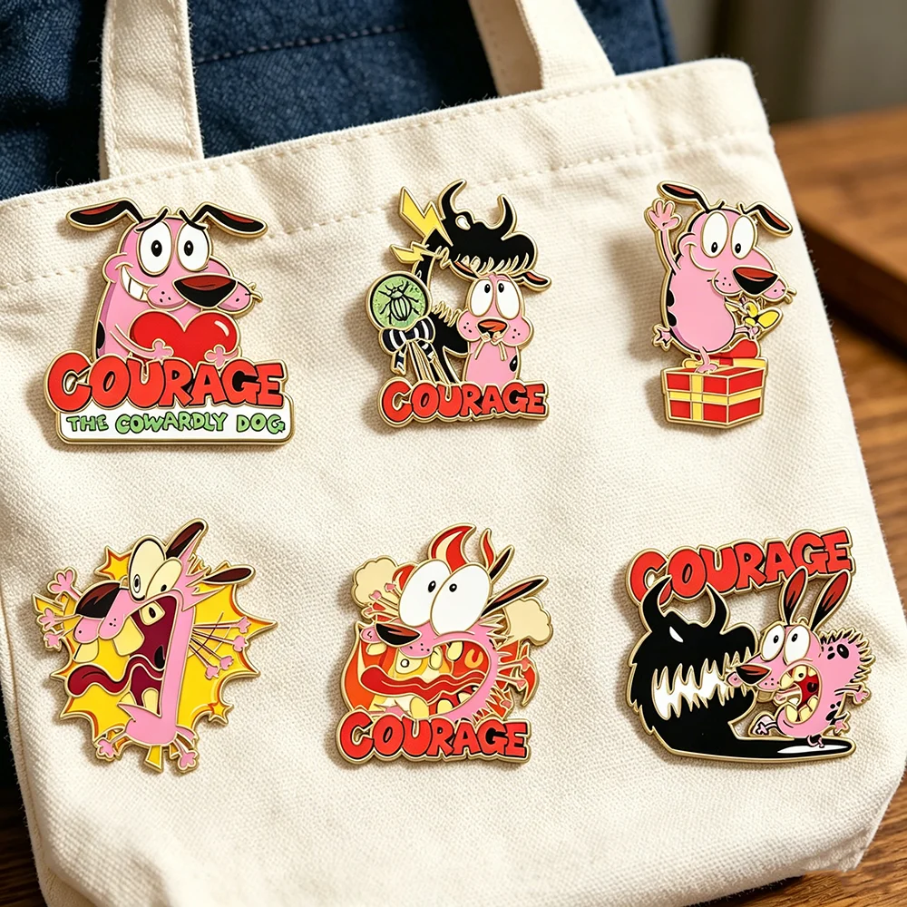 6pcs Anime Cowardly Hero Dogs Enamel Pins Metal Lapel Brooch Badges for Backpacks Fashion Jewelry Accessory Gifts
6pcs Anime Cowardly Hero Dogs Enamel Pins Metal Lapel Brooch Badges for Backpacks Fashion Jewelry Accessory Gifts