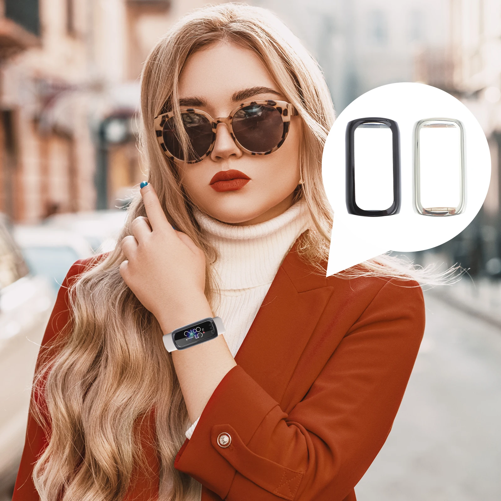 2 Pcs Smartwatch Screen Case Soft Rubber Protective Cover Watches Full Coverage Protector Tpu
2 Pcs Smartwatch Screen Case Soft Rubber Protective Cover Watches Full Coverage Protector Tpu
