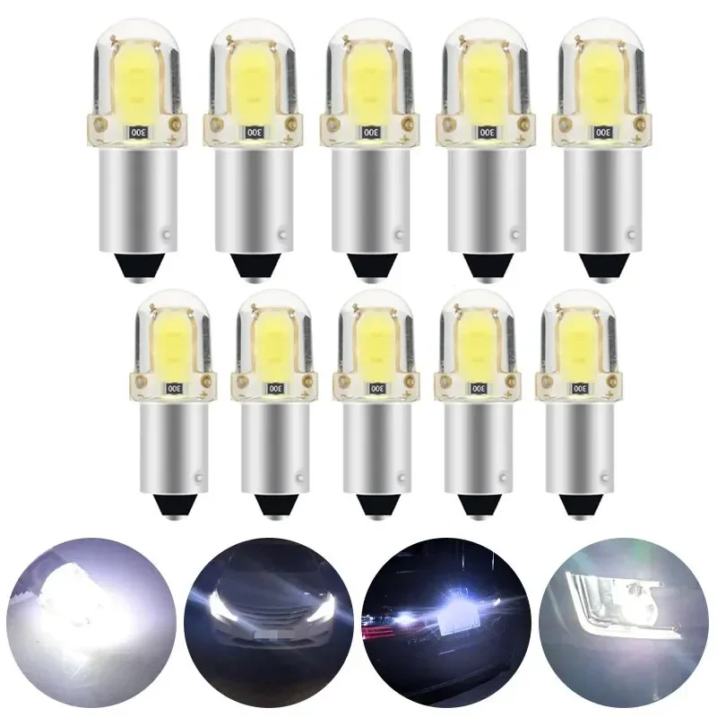 10x BA9S Car LED T4W H6W W5W LED CANBUS COB 2LED Bulb Car Interior License Plate Light Marker Reading Auto Lamp White Emergency
10x BA9S Car LED T4W H6W W5W LED CANBUS COB 2LED Bulb Car Interior License Plate Light Marker Reading Auto Lamp White Emergency