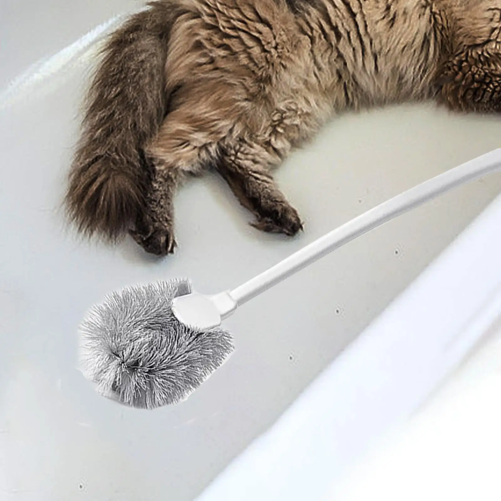 Toilet Brush 360° Deep Cleaning Long Handled Toilet Cleaning Supplies Toilet Scrubber Brush for Dorms Condo Home Apartment
Toilet Brush 360° Deep Cleaning Long Handled Toilet Cleaning Supplies Toilet Scrubber Brush for Dorms Condo Home Apartment