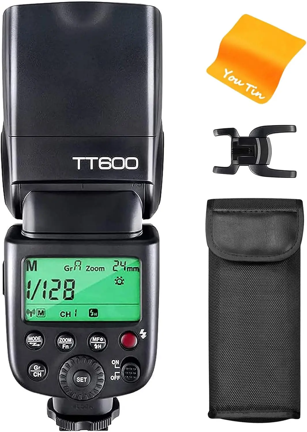 TT600 Camera Flash Speedlite for Canon Nikon Panasonic Olympus Pentax DSLR Cameras with Standard Hot Shoe
TT600 Camera Flash Speedlite for Canon Nikon Panasonic Olympus Pentax DSLR Cameras with Standard Hot Shoe