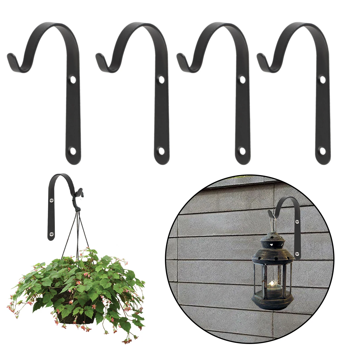 4PCS New Nordic Style Bending S Shape Wall Hanging Flower Pot Support Iron Hanger Holder Bracket Hook Balcony Home Decoration
4PCS New Nordic Style Bending S Shape Wall Hanging Flower Pot Support Iron Hanger Holder Bracket Hook Balcony Home Decoration