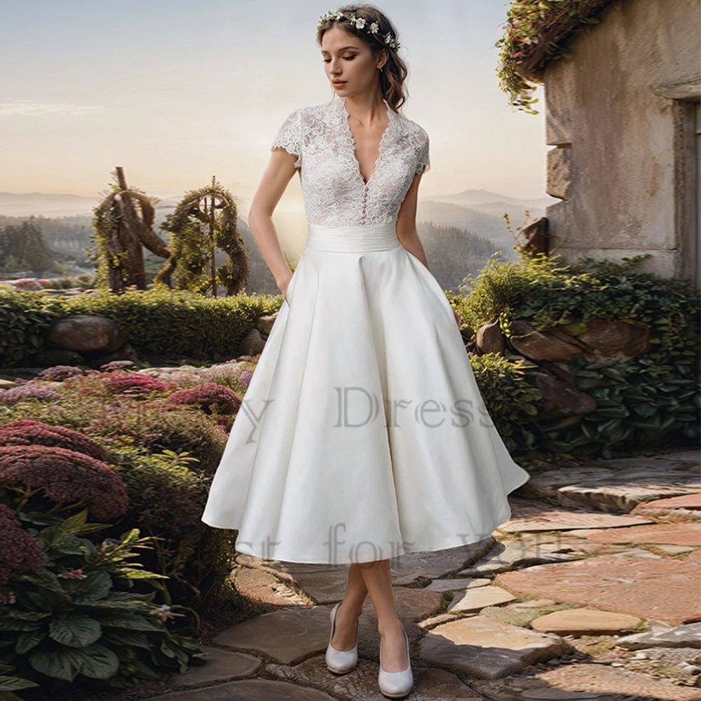 Customized A Line Wedding Dresses with Organza 2025 Ivory Strapless Short Sleeve Bridal Gowns Women Summer Vestido De Novia
Customized A Line Wedding Dresses with Organza 2025 Ivory Strapless Short Sleeve Bridal Gowns Women Summer Vestido De Novia