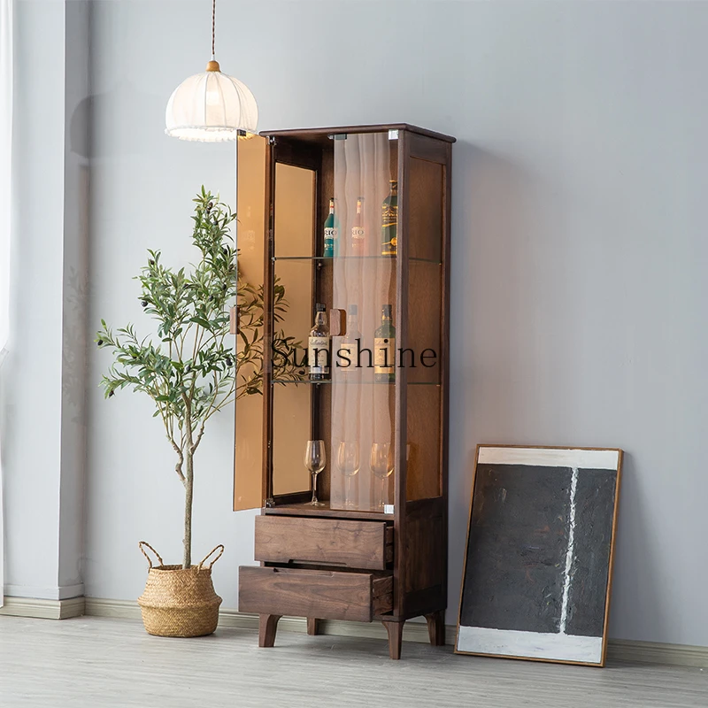 Modern simplicity, solid wood double doors, living room, display, glass storage, side cabinets
Modern simplicity, solid wood double doors, living room, display, glass storage, side cabinets