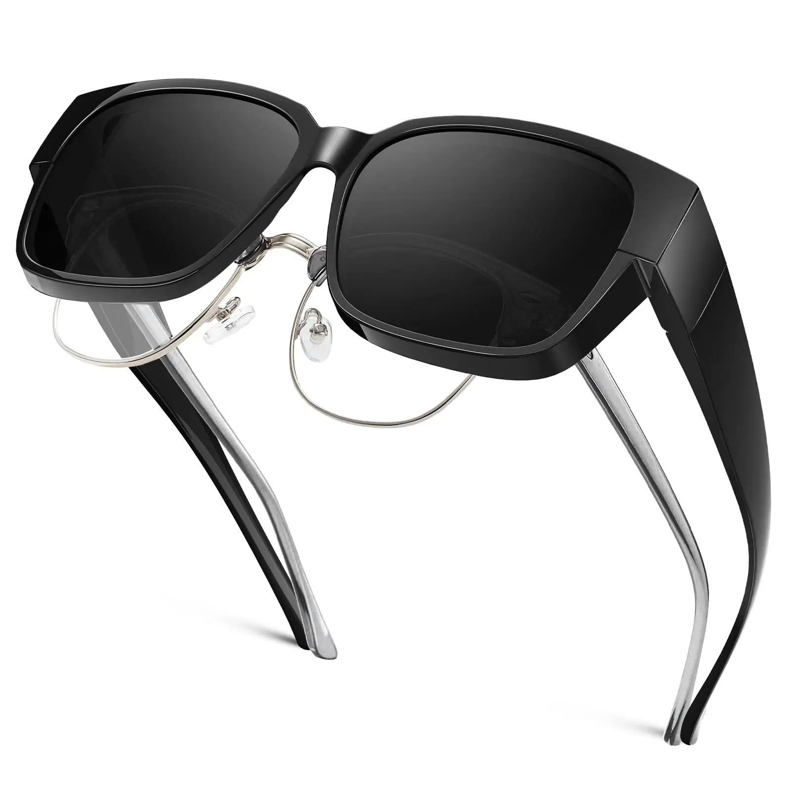 Polarized Fit Over Sunglasses for Men & Women - Oversized Square UV400 Protection Shades, Ultra Lightweight
Polarized Fit Over Sunglasses for Men & Women - Oversized Square UV400 Protection Shades, Ultra Lightweight