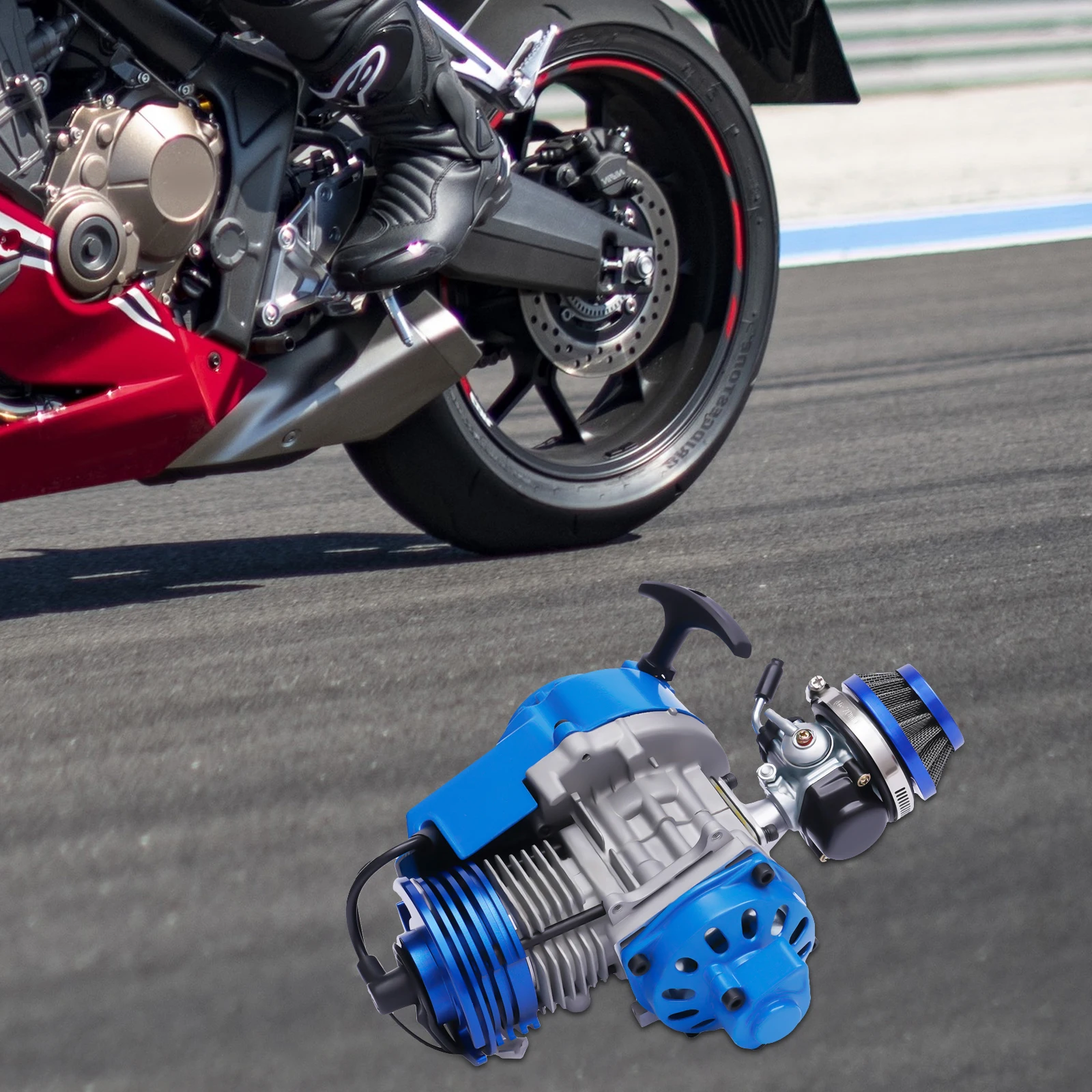 2 Stroke 49cc 50cc High-performance 1.8KW Engine Motor Pull Start 6-tooth 25h Sprocket for Pocket/Mini Dirt Bike
2 Stroke 49cc 50cc High-performance 1.8KW Engine Motor Pull Start 6-tooth 25h Sprocket for Pocket/Mini Dirt Bike
