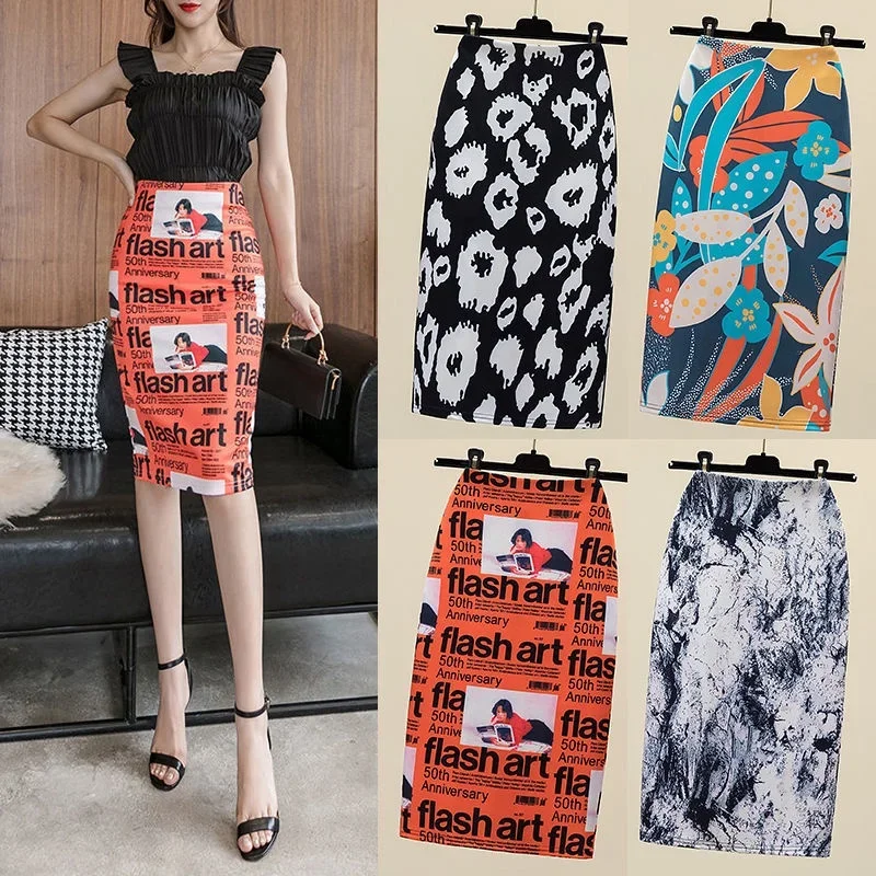 Fashion Elegant Letter Print Vintage Stretch Pencil Skirts Women OL Work Wear Floral Pencil Skirt Midi Skirt
Fashion Elegant Letter Print Vintage Stretch Pencil Skirts Women OL Work Wear Floral Pencil Skirt Midi Skirt