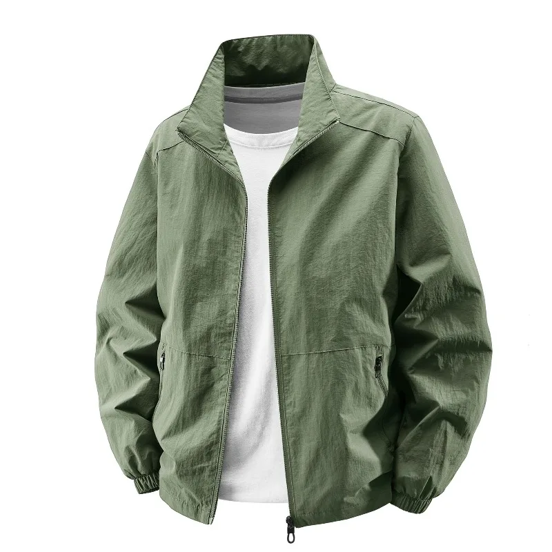 2025 New Spring and Autumn Stand-up Collar Jacket Men Outdoor Sports Climbing Hooded Coat Men Breathable Windbreaker Jackets 5XL
2025 New Spring and Autumn Stand-up Collar Jacket Men Outdoor Sports Climbing Hooded Coat Men Breathable Windbreaker Jackets 5XL