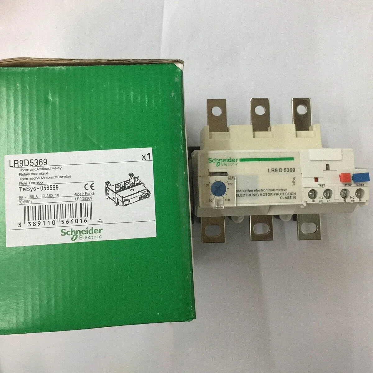 LR9-D5369 LR9D5369 LRD thermal overload relays - 90...150 A - class 10
LR9-D5369 LR9D5369 LRD thermal overload relays - 90...150 A - class 10