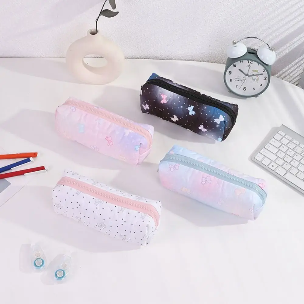 Cartoon Bowknot Pen Bag Portable Large Capacity Pencil Case Multifunctional Cosmetic Storage Bag Gift
Cartoon Bowknot Pen Bag Portable Large Capacity Pencil Case Multifunctional Cosmetic Storage Bag Gift