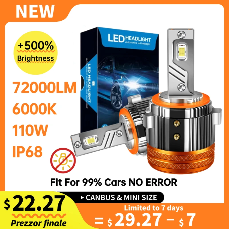 110W 72000LM H7 LED Headlight Canbus For VW Golf 7 Touran Sharan Scirocco Bulbs Car Lights DC9-16V 6000K Headlights Plug&play
110W 72000LM H7 LED Headlight Canbus For VW Golf 7 Touran Sharan Scirocco Bulbs Car Lights DC9-16V 6000K Headlights Plug&play