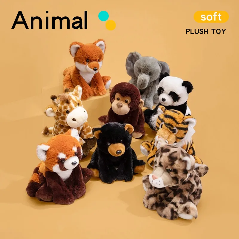 23CM Soft Lifelike Forest Animals Doll Simulation Giraffe Fox Raccoon Monkey Panda Tiger Plush Toys Birthday Gifts Kids
23CM Soft Lifelike Forest Animals Doll Simulation Giraffe Fox Raccoon Monkey Panda Tiger Plush Toys Birthday Gifts Kids
