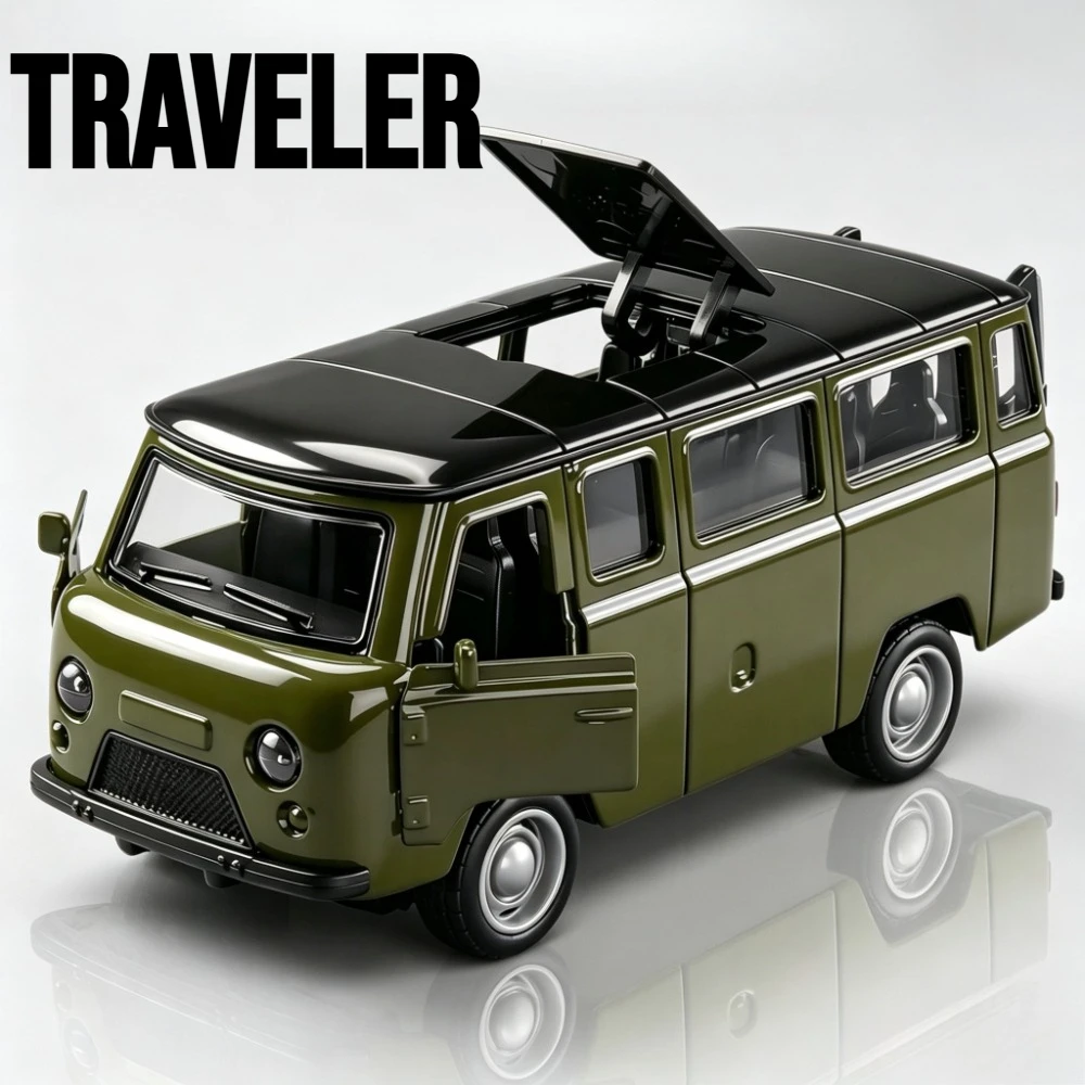 1:36 Scale UAZ TRAVELER Car Model Toy Alloy Body Doors Opened Vehicles Simulated Interior Design Off Road RV Shelf Display
1:36 Scale UAZ TRAVELER Car Model Toy Alloy Body Doors Opened Vehicles Simulated Interior Design Off Road RV Shelf Display