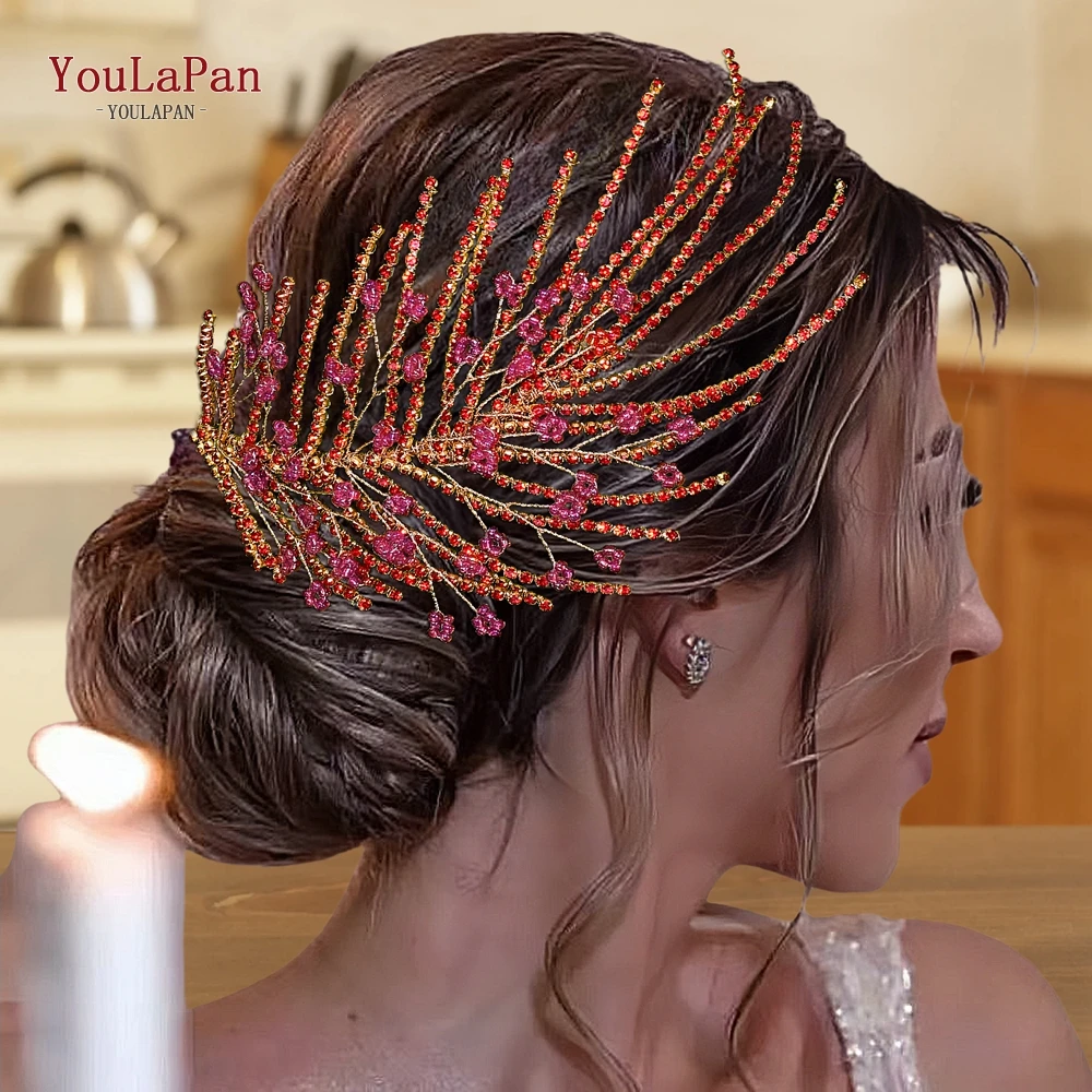 YouLaPan Bridal Headwear Wedding Rhinestone Headpiece Fashion Hair Jewelry Woman Head Piece Crystal Bride Hair Accessories HP188
YouLaPan Bridal Headwear Wedding Rhinestone Headpiece Fashion Hair Jewelry Woman Head Piece Crystal Bride Hair Accessories HP188