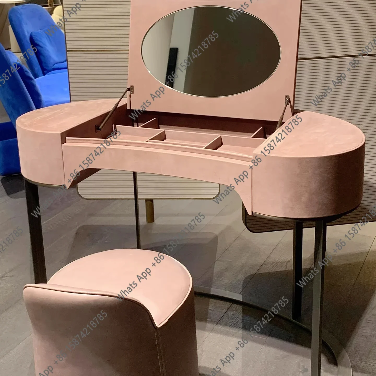 66 Style Whole House Custom Designer Palm Leather Dresser Italian Minimalist Villa Hotel Model Room Makeup Table Cream
66 Style Whole House Custom Designer Palm Leather Dresser Italian Minimalist Villa Hotel Model Room Makeup Table Cream