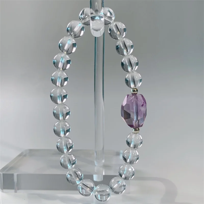 White , Shaped Amethyst Feel, Women's Bracelet
White , Shaped Amethyst Feel, Women's Bracelet