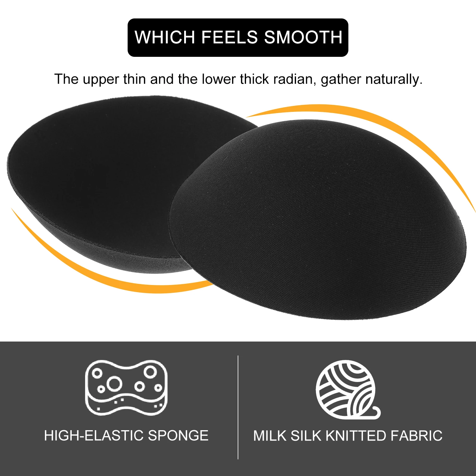 5 Pairs Round Bra Padding Inserts Reusable Chest Enhancement Padding for Swimwear 
5 Pairs Round Bra Padding Inserts Reusable Chest Enhancement Padding for Swimwear