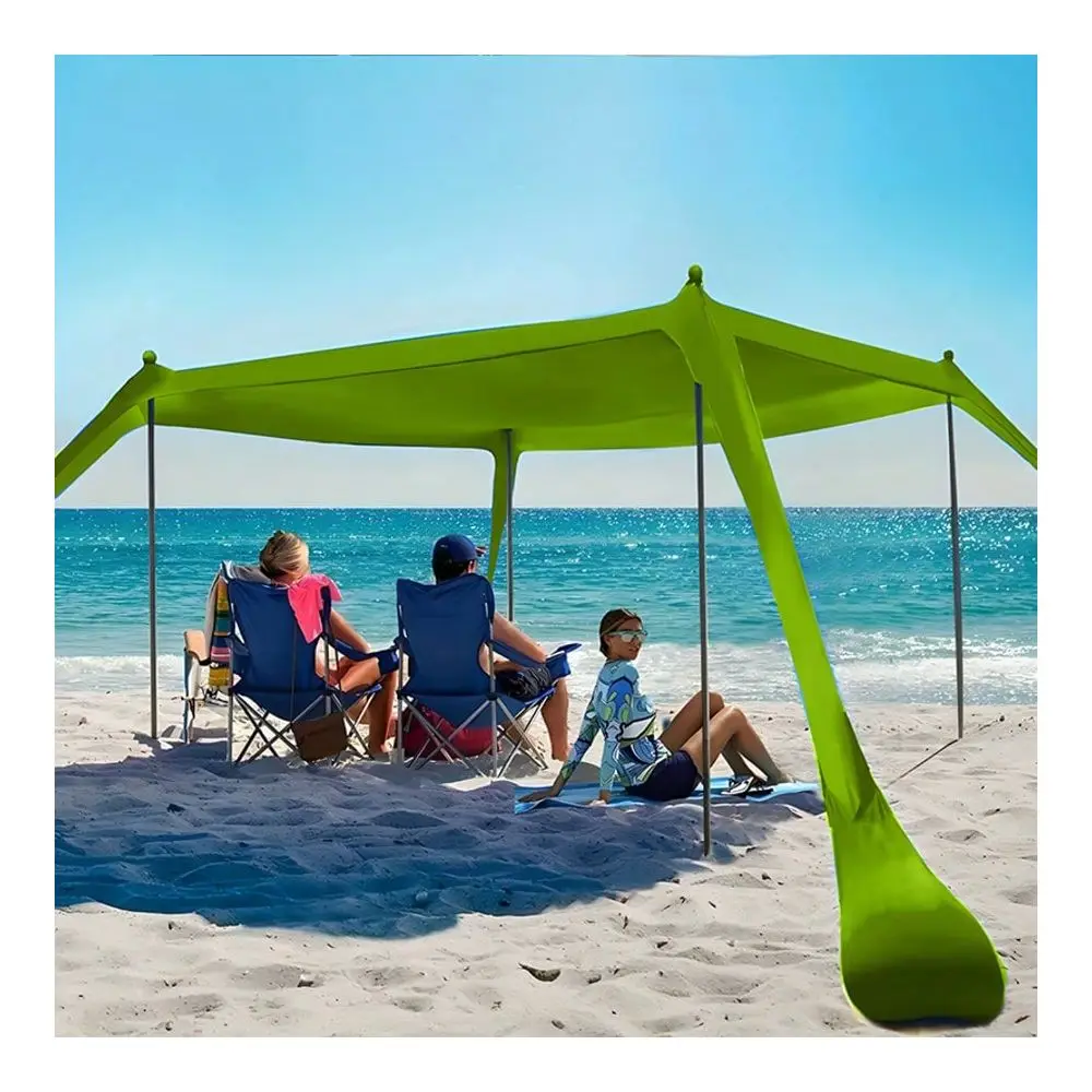 Beach Canopy Tent, With Stable Poles, UPF50, Outdoor Sun Shade, Suitable For Beach, Camping, Party, Picnic, Gazebo
Beach Canopy Tent, With Stable Poles, UPF50, Outdoor Sun Shade, Suitable For Beach, Camping, Party, Picnic, Gazebo